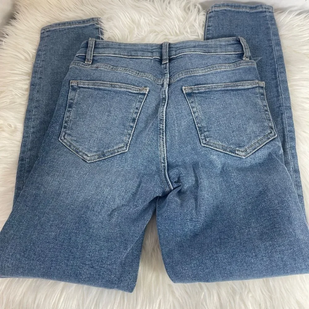 LF Lovers + Friends Ricky Low Rise Skinny Jeans Walk of Fame Wash Sz 24 - Picture 4 of 9